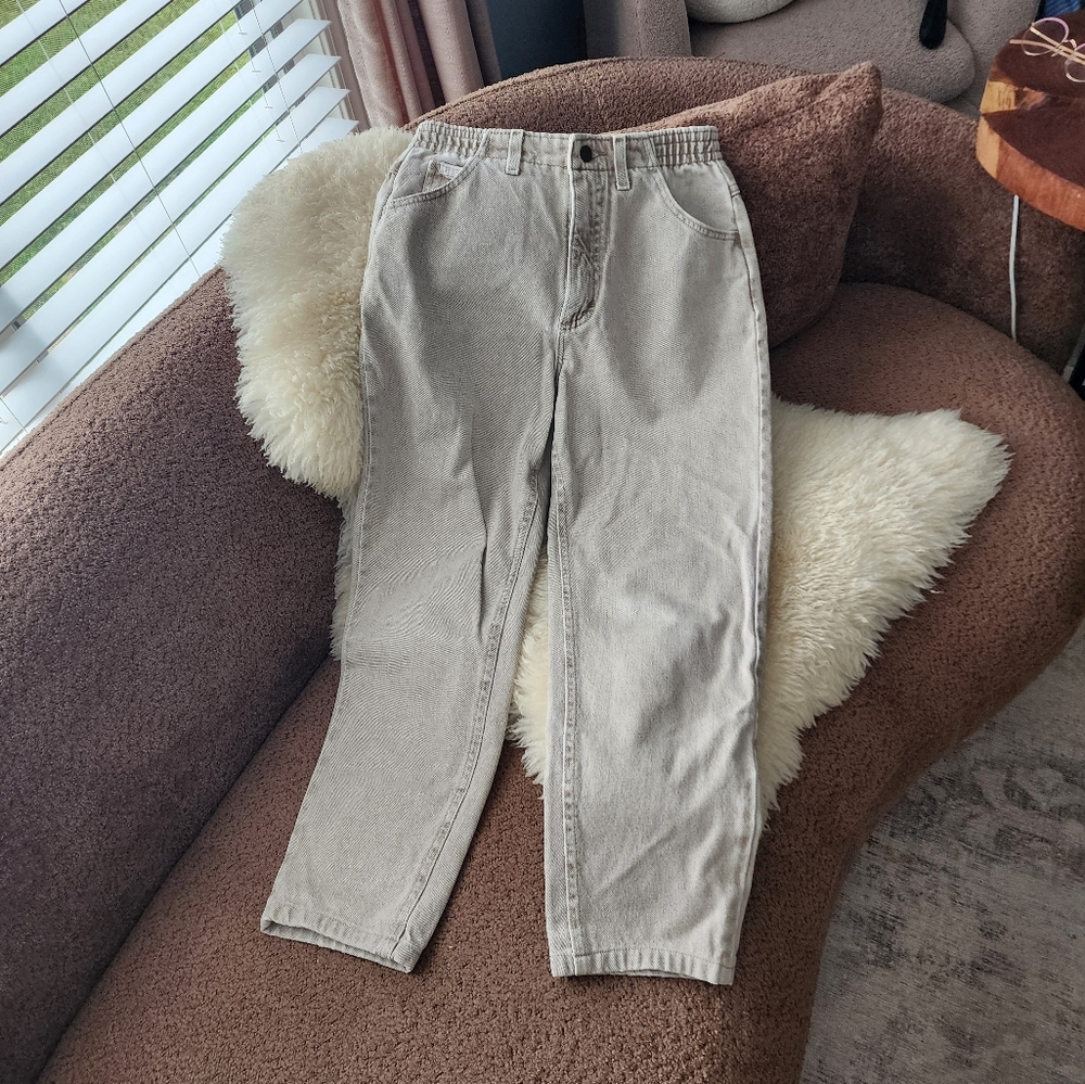 Lee Cream Mom Jeans